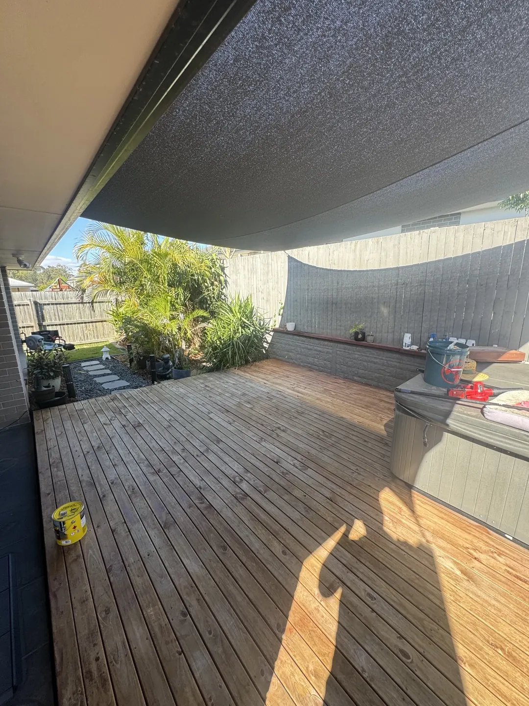 Before — deck staining & restoration by Greenstone Outdoor Solutions