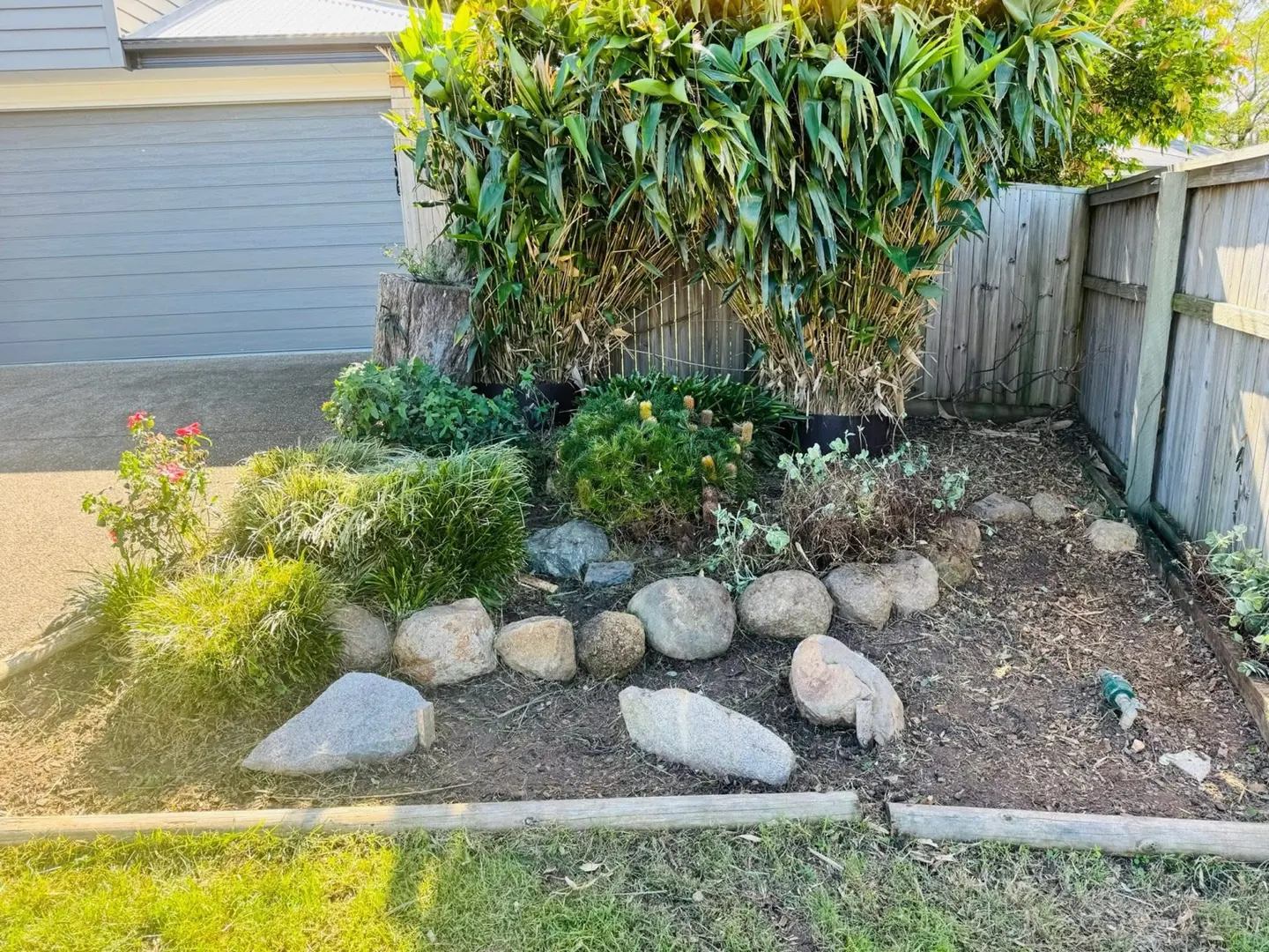 After — garden bed cleanup by Greenstone Outdoor Solutions